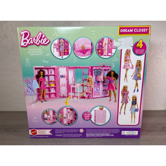 Barbie Dream Closet Playset w/ Clothes and Accessories- NIB - Picture 4 of 5